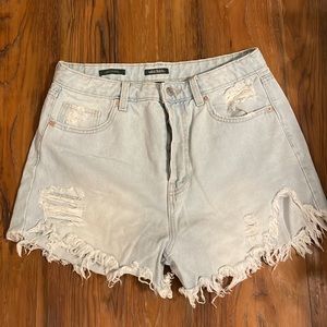 High rise shorts
